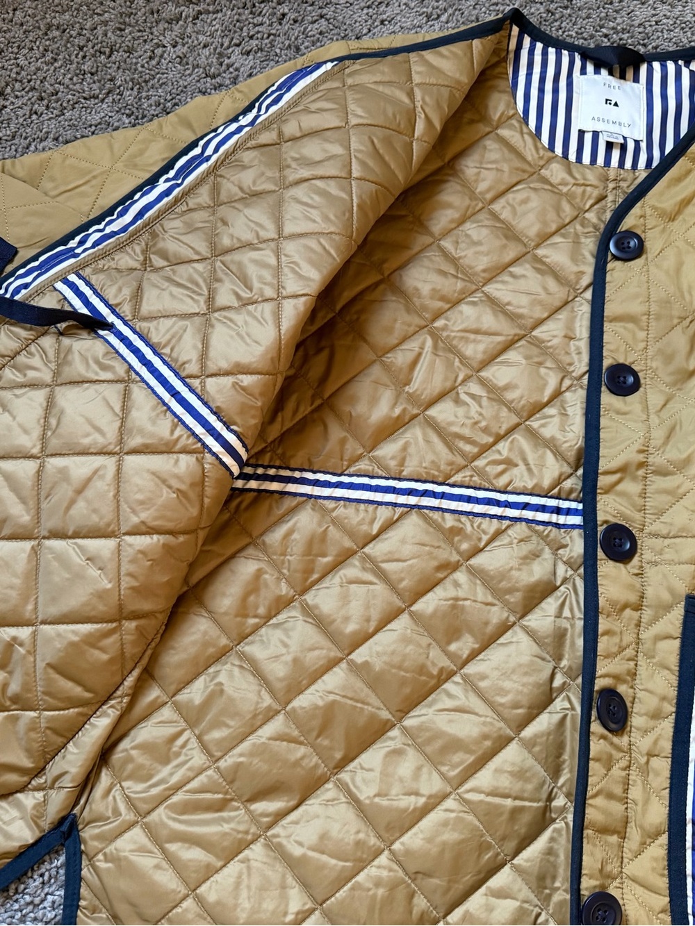 Free Assembly Collarless Jacket - Picture 3 of 3